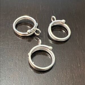 Hill Tribe Silver embellishment ring base for beading